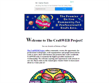 Tablet Screenshot of craftweb.com